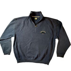 Men's XL Blue Tommy Bahama 1/4 Zip Pullover Sweatshirt